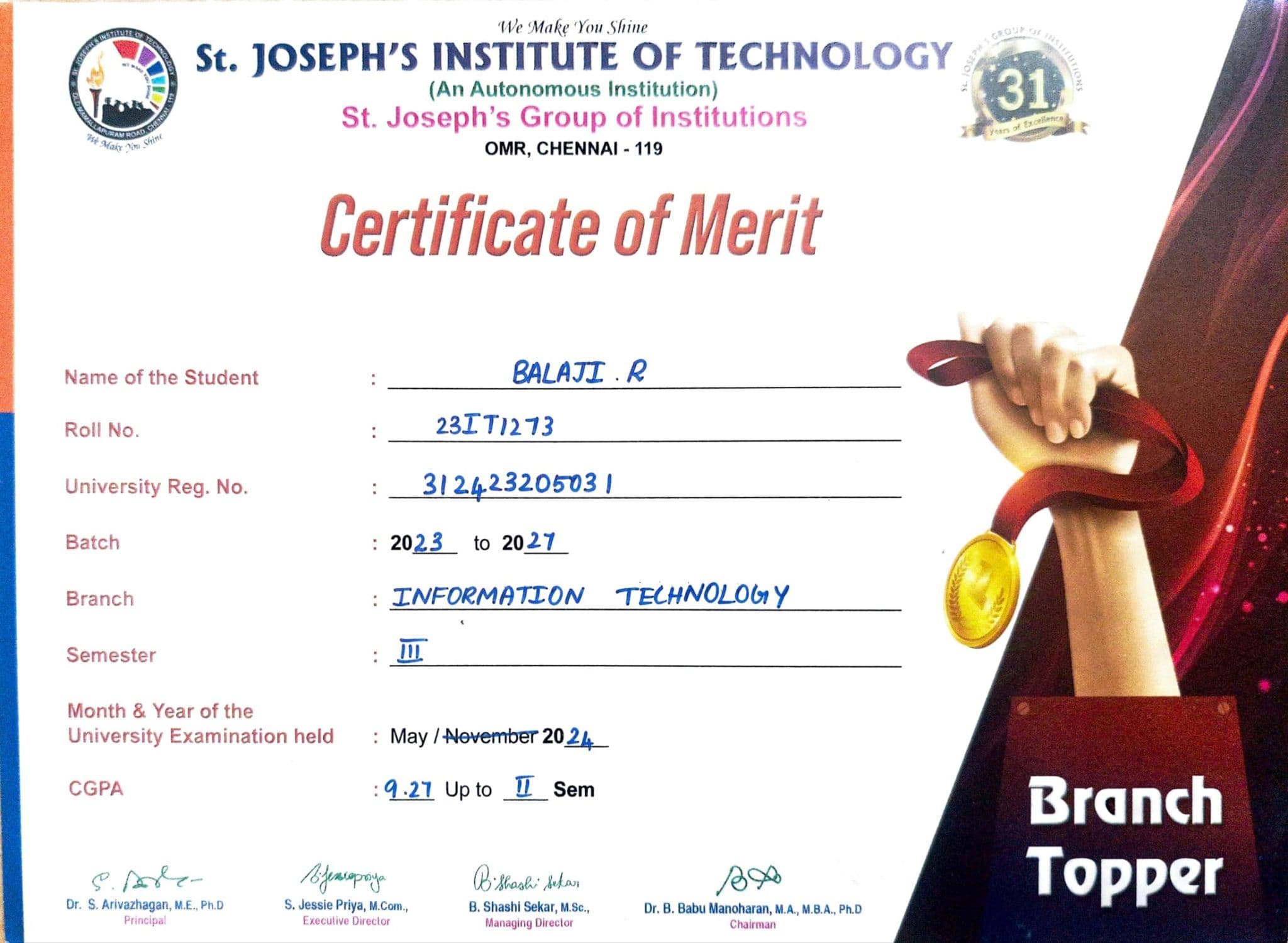 Branch Topper